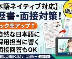 履歴書・面接対策（インドネシア人向け）します イメージ1