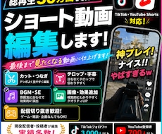 TikTok・ショート動画を編集します イメージ1