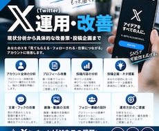 X（Twitter）の運用を分析・改善します イメージ1