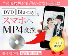 ココナラ最安値！結婚式のDVDをmp4に変換します イメージ1