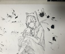 貴方の好きなキャラの絵をアナログで描かせて頂きます イメージ1