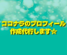 ココナラのプロフィール作成代行します あなたの想いをお客様へ届けたい