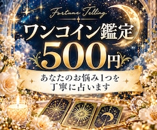 ワンコイン鑑定｜あなたのお悩み1つを丁寧に占います イメージ1