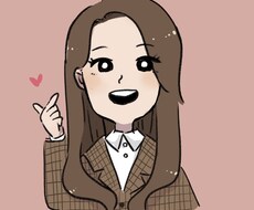 SNS用のポップでかわいいアイコンを描きます イメージ1