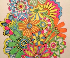 お子様が書いたイラストに素敵に色を乗せます イメージ1