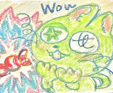 どうぶつたちのポップなクレヨン画を描きます イメージ1