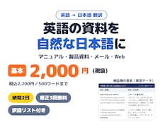 英日翻訳｜英語の資料・マニュアルを和訳します イメージ1