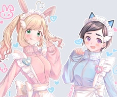 柔らかい色合いでカワイイキャラを描きます イメージ1