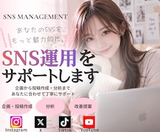 企画・投稿作成・分析でSNS運用をサポートします イメージ1