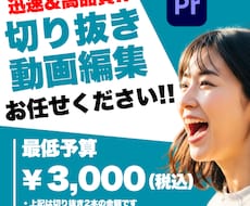迅速対応・高品質｜切り抜き動画を制作します イメージ1
