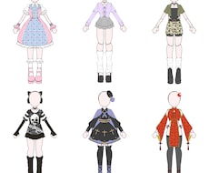 キャラクターの衣装デザインします イメージ1