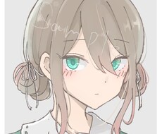 SNS等のアイコン描きます ミニキャラもOK！あなたのオリキャラ・イメキャラ描きます
