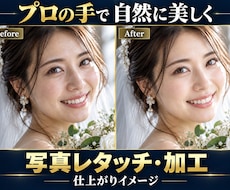 プロのレタッチャーが写真修正加工いたします “肌だけちょっとキレイにしたい”その願い、ちゃんと叶えます