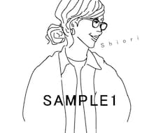 シンプルでかわいいSNS用アイコン作ります 周りと少し差をつけるおしゃれアイコンをお探しの方におすすめ！