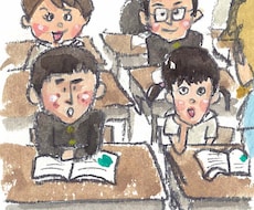 柔らかいユルいタッチのイラスト描きます。（水彩画　手描き）挿絵などに