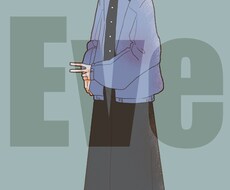 シンプルで落ち着いたアイコンを描きます アイコンを落ち着いた雰囲気にしたい方是非試してみてください。