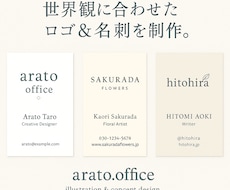 ロゴ＋名刺デザインを丁寧に制作します 世界観に合わせた印象的なロゴと名刺をデザイン
