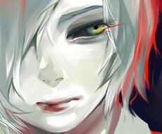 【期間限定500円】東京喰種風アイコンイラスト描きます