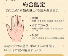 手相ホロスコープMBTIで本当の魅了を読み解きます