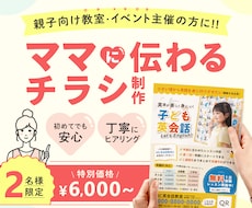 親子向け教室・イベントのチラシを制作します イメージ1