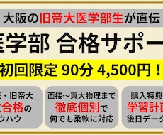大阪の旧帝医学部生が面談で学習をサポートします イメージ1