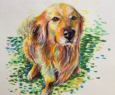 あなたの大切なペットをカラフルに描きます イメージ1