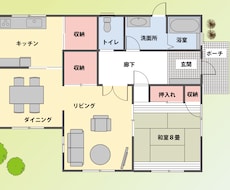 住宅 間取図・平面図を広告用に作成いたします イメージ1