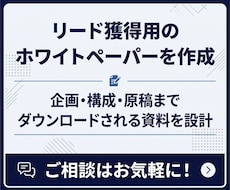 リード獲得用のホワイトペーパーを作成します 企画・構成・原稿まで｜ダウンロードされる資料を設計