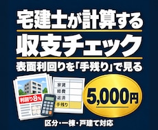 宅建士が投資物件チラシの収支を計算し直します 表面利回りを手残りに。確認すべき点のリスト付き