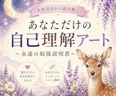 あなただけの自己理解アート作ります イメージ1
