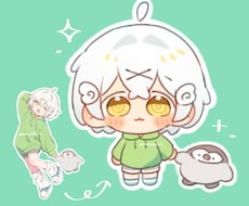 ゆる〜くてちっちゃい！かわいいミニキャラ描きます 最短即日！ 男性･ケモも️⭕️ 気軽にご相談ください✨