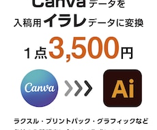 CanvaをIllustratorへ変換します Canvaではできない編集や入稿準備をサポートします