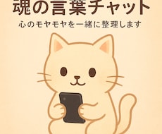 魂の言葉を一緒に聴きこれからの道を整理します イメージ1