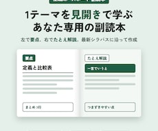 生成AIパスポートの見開き副読本を作ります イメージ1