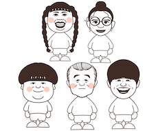 シンプルでかわいいイラスト作成します