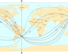 海外の土地との相性をアストロマップで鑑定ます イメージ1