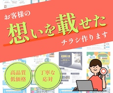 あなたの想いを載せたチラシを作ります 見やすい！わかりやすい！整ってる！チラシがモットーです。