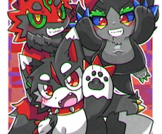 キュートからダーク系の雰囲気のイラストを描きます イメージ1