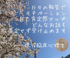 臨床心理士が日々の報告なんでもうけます どんな報告でも！目標達成や自己肯定感の高まりに貢献します✳︎