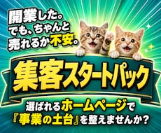 新規開業向けワードプレスのホームページ制作します イメージ1