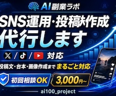SNS投稿文・ショート動画台本を作成します イメージ1