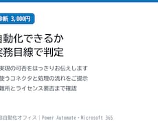 Power Automateの自動化を診断します 実現できるか・どう作るかを実務目線で判定します