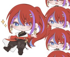 好みのミニキャラを制作してます イメージ1