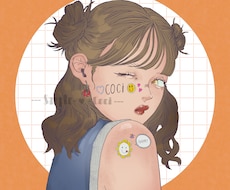 個性的でシンプルなイラストを作成いたします イメージ1