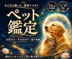 ペットがあなたに届けたい本音を読み解きます イメージ1