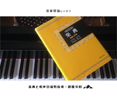 音大受験やレッスンに！楽典と和声を教えます つまづきやすい楽典・和声の課題を丁寧に個別添削・解説します