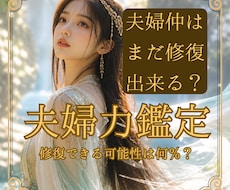 離婚危機の夫婦関係…修復の可能性を視ます イメージ1