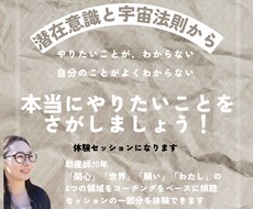 本当にやりたいことを見つけるのをサポートます イメージ1