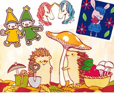 可愛いタッチの色々なイラストを描きます アイキャッチや挿絵・SNSのアイコンなど様々な用途に