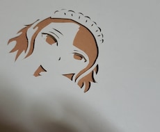 切り絵をプレゼント提供！イラストでも提供します イメージ1